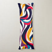 Abstracte buis lichaamskussen (Achterkant (Verticaal))