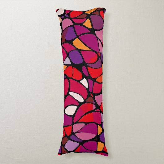 Abstracte buis lichaamskussen (Voorkant Verticaal)