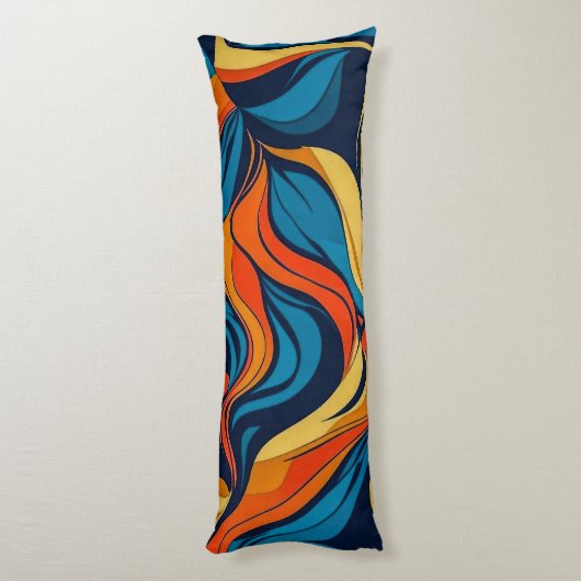 Abstracte buis lichaamskussen (Achterkant (Verticaal))