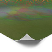 Abstracte buitenaardse eclips poster (Hoek)