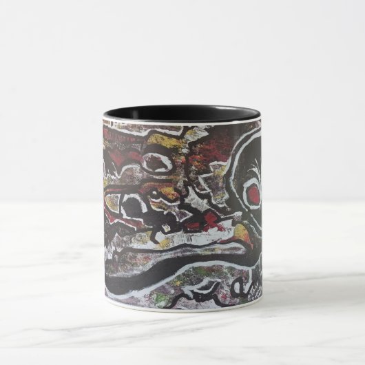 Abstracte buitenaardse Mok (Midden)