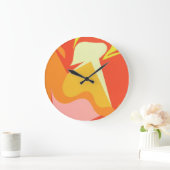 Abstracte Buitenaardse Straling Wandklok (Huis)