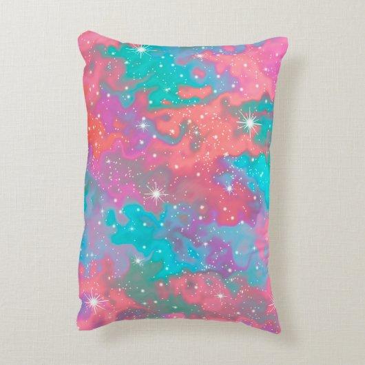 Abstracte buitenruimteillustratie | Accent Kussen (Achterkant (Verticaal))