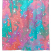 Abstracte buitenruimteillustratie | Douchegordijn (Voorkant)