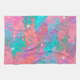 Abstracte buitenruimteillustratie | keukenhanddoek