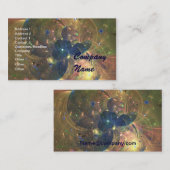Abstracte buitenruimteverf, Visitekaartje (Voorkant / Achterkant)