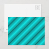 Abstracte buizen in het Blauwgroen Briefkaart (Voorkant / Achterkant)