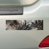 Abstracte Bumpersticker (Op auto)