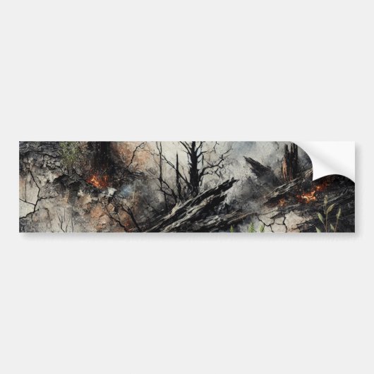 Abstracte Bumpersticker (Voorkant)