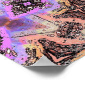 ABSTRACTE BUTTERFLIES EN BUGS-PATROON POSTER (Hoek)