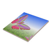 Abstracte Butterflies Keramische Tegel Tegeltje (Zijkant)