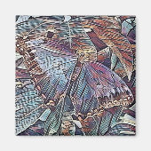 ABSTRACTE BUTTERFLIES MAGNEET (Voorkant)