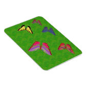 Abstracte butterflies Premium Magnet Magneet (Rechterzijde)