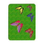 Abstracte butterflies Premium Magnet Magneet (Verticaal)