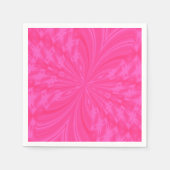 Abstracte Butterfly, BRIGHT PINK-PAPER PARTY NAPKI Servetten (Voorkant)