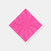 Abstracte Butterfly, BRIGHT PINK-PAPER PARTY NAPKI Servetten (Hoek)