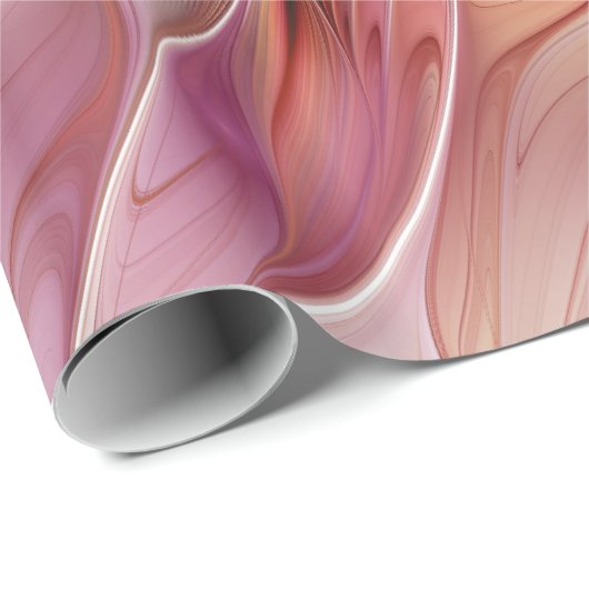 Abstracte Butterfly Colorful Fantasy Fractal Art Cadeaupapier (Rol Hoek)