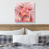 Abstracte Butterfly Colorful Fantasy Fractal Art Canvas Afdruk (Insitu (Slaapkamer))