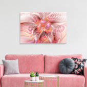 Abstracte Butterfly Colorful Fantasy Fractal Art Canvas Afdruk (Insitu (Woonkamer))