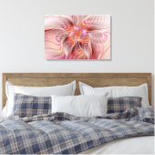 Abstracte Butterfly Colorful Fantasy Fractal Art Canvas Afdruk (Insitu (Slaapkamer))