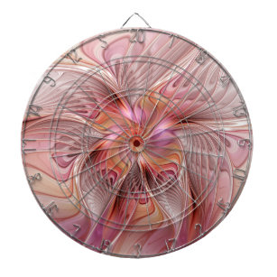 Abstracte Butterfly Colorful Fantasy Fractal Art Dartbord