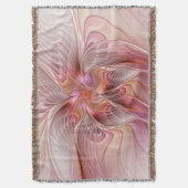 Abstracte Butterfly Colorful Fantasy Fractal Art Deken (Voorkant Verticaal)