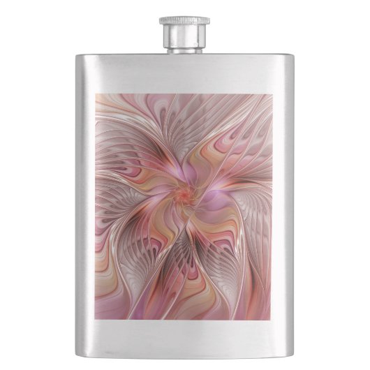 Abstracte Butterfly Colorful Fantasy Fractal Art Flacon (Voorkant)