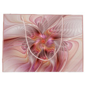 Abstracte Butterfly Colorful Fantasy Fractal Art Groot Cadeauzakje (Achterkant)