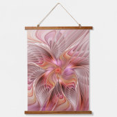 Abstracte Butterfly Colorful Fantasy Fractal Art Hangend Wandkleed (Voorkant)
