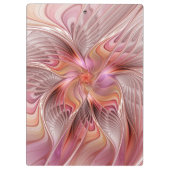 Abstracte Butterfly Colorful Fantasy Fractal Art Klembord (Achterkant)