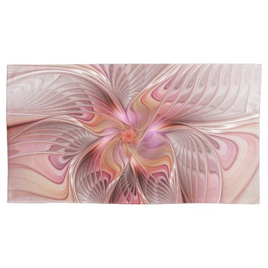 Abstracte Butterfly Colorful Fantasy Fractal Art Kussensloop (Voorkant)