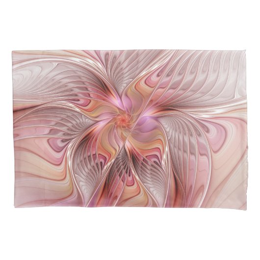 Abstracte Butterfly Colorful Fantasy Fractal Art Kussensloop (Voorkant)