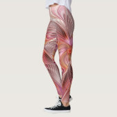 Abstracte Butterfly Colorful Fantasy Fractal Art Leggings (Links)