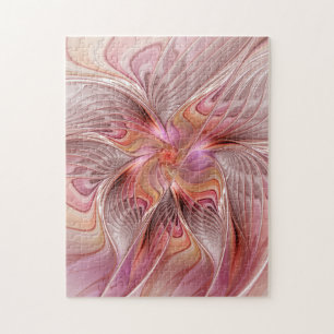 Abstracte Butterfly Colorful Fantasy Fractal Art Legpuzzel