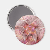 Abstracte Butterfly Colorful Fantasy Fractal Art Magneet (Voorkant / Achterkant)