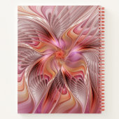 Abstracte Butterfly Colorful Fantasy Fractal Art Notitieboek (Achterkant)