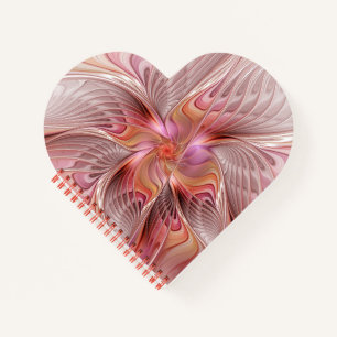 Abstracte Butterfly Colorful Fantasy Fractal Art Notitieboek