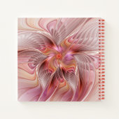 Abstracte Butterfly Colorful Fantasy Fractal Art Notitieboek (Achterkant)
