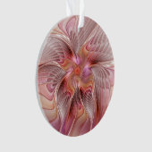 Abstracte Butterfly Colorful Fantasy Fractal Art Ornament (voorkant)