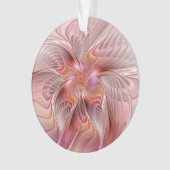 Abstracte Butterfly Colorful Fantasy Fractal Art Ornament (voorkant)