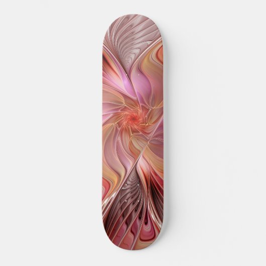 Abstracte Butterfly Colorful Fantasy Fractal Art Persoonlijk Skateboard (Voorkant)