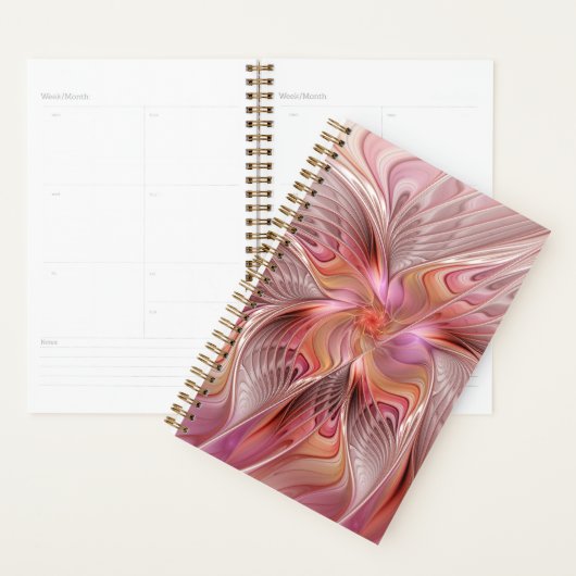 Abstracte Butterfly Colorful Fantasy Fractal Art Planner (Display)