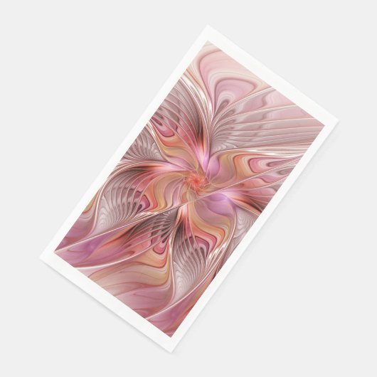 Abstracte Butterfly Colorful Fantasy Fractal Art Servet (Hoek)