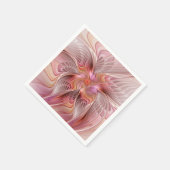 Abstracte Butterfly Colorful Fantasy Fractal Art Servet (Hoek)