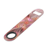 Abstracte Butterfly Colorful Fantasy Fractal Art Speed Flessenopener (Voorkant Gekanteld)