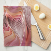 Abstracte Butterfly Colorful Fantasy Fractal Art Theedoek (Quarter Fold)