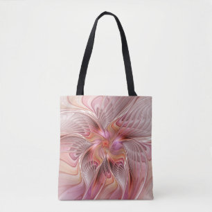 Abstracte Butterfly Colorful Fantasy Fractal Art Tote Bag