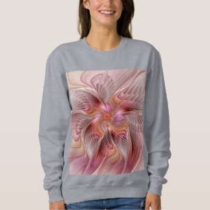 Abstracte Butterfly Colorful Fantasy Fractal Art Trui