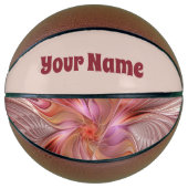 Abstracte Butterfly Colorful Fantasy Fractal Name Basketbal (Voorkant)