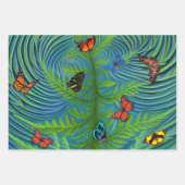 Abstracte Butterfly Dream Garden Inpakpapier Vel (Voorkant 2)